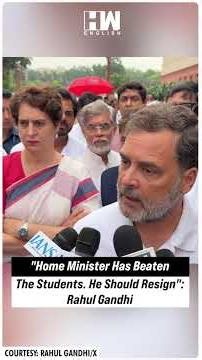 #Shorts | "Home Minister Has Beaten The Students. He Should Resign": Rahul Gandhi | Amit Shah | BJP