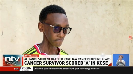 Cancer Survivor Scores 'A' In KCSE: Imagine being 17-years-old and pleading for death because the weight of survival has become too heavy. This was the haunting reality for Vincent Gakuhi, a student who battled cancer for five years. #NTVTonight | NTV Kenya