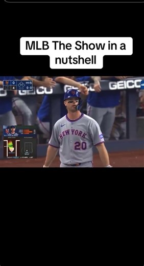 MLB the show in a nut shell 💀