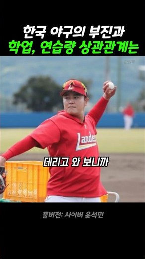 The Correlation Between Korean Baseball's Decline, Academics, and Training Volume