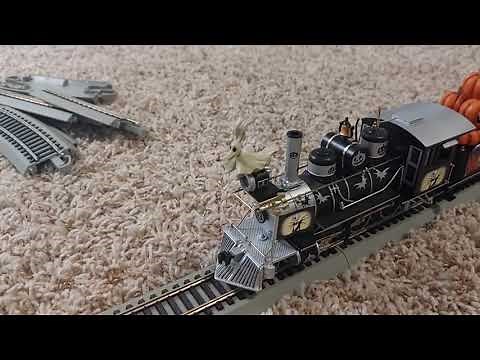 Hawthorne Village Nightmare Before Christmas Train Set Tim Burtons Ebay