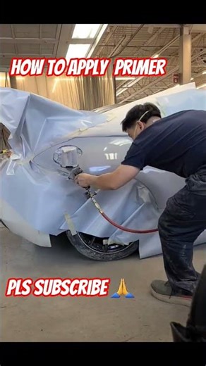 how to Apply primer? Car/Auto body repair. #auto #automobile #car #automotive