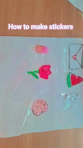 easy way how to make stickers please subscribe ❤️😊👋