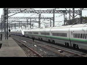 E3系+E4系＠那須塩原を高速通過