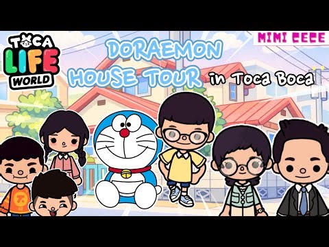 THAM QUAN NHÀ NOBITA VÀ DORAEMON TRONG TOCA BOCA! 🏠🩵😍 | Nobita’s House In Toca Boca