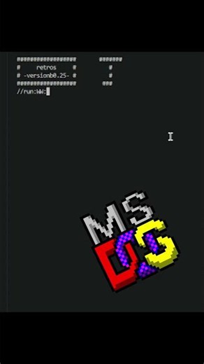 I CREATED A RETRO STYLE OS IN PYTHON AND IT WORKS! #python #operatingsystem #programming #retrotech