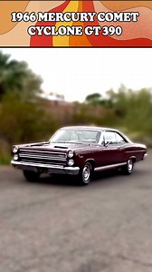 54K views · 2.1K reactions | Survivor 1966 Mercury Comet Cyclone GT 390 in Burgandy & Ride | My Car Story With Lou | Facebook