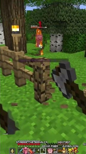 The Fire Ogre wants to break our build! 👹😱 - Modded #Minecraft #CrazyCraft 🦑