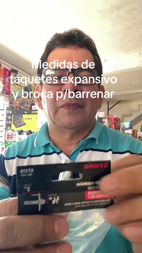 Medidas de Taquetes Expansivos y Brocas Esenciales