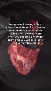 🚨Our Biggest Cyber Monday Sale EVER Is Here!🚨Get FREE Steaks & Bacon for a YEAR $100 off and save up to $1,235* when you sign up with ButcherBox. Get your choice of 100% Grass-Fed, Grass-Finished: 🥩Ribeyes 🥩 🥩Filet Mignons 🥩 🥩NY Strips 🥩 | ButcherBox