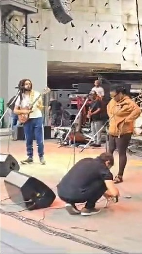 Julian Marley & The Uprising Salvador sound check Brazil ￼#soundcheck #julianmarley #brazil