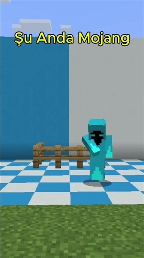 2020 Mojang vs Şu Anki Mojang | #minecraft #shorts