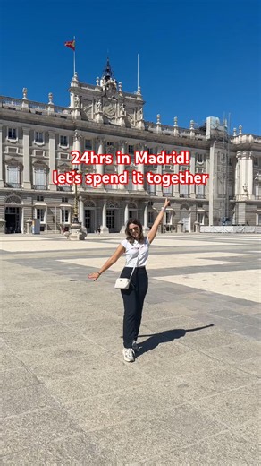 24 hours in Madrid 🇪🇸❤️ The Perfect One Day Itinerary! #spain #madrid #travel #europetravel