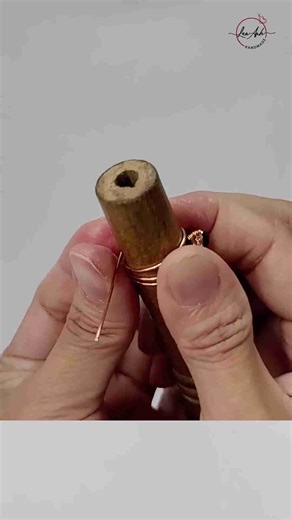 Lovely ring with double wire herringbone | Simple making jewelry at home #shortsvideo #handmade