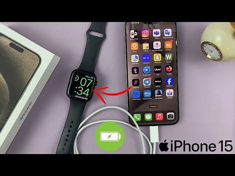 How To Charge Apple Watch With iPhone 15 & iPhone 15 Pro