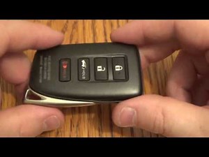 Lexus RX450 key remote control battery replacement