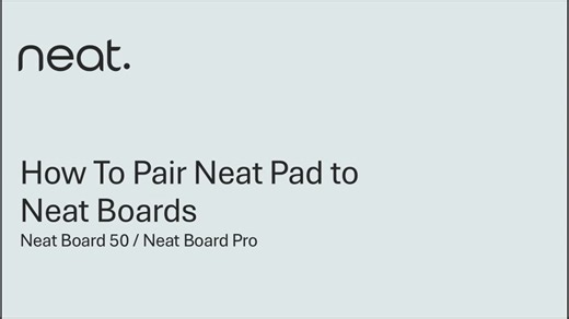 Pairing a Neat Pad to a Neat Board