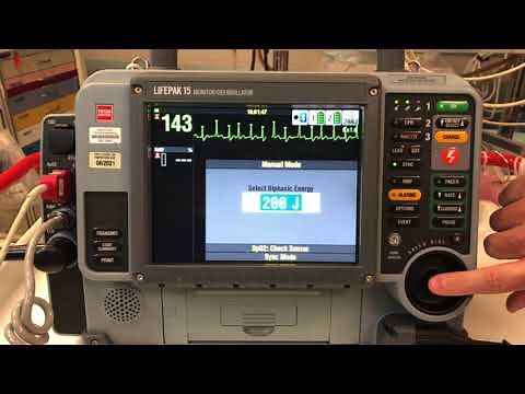 LifePak 15- Synchronized Cardioversion