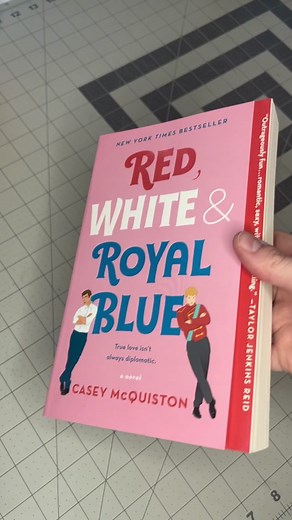 Layering in Bookbinding: A Red, White, and Royal Blue Rebind