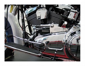 The Indian Larry Twisted Frame Chopper | J&P Custom Motorcycle Builds