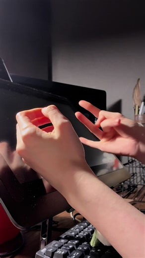 指の音が心地よいASMR体験