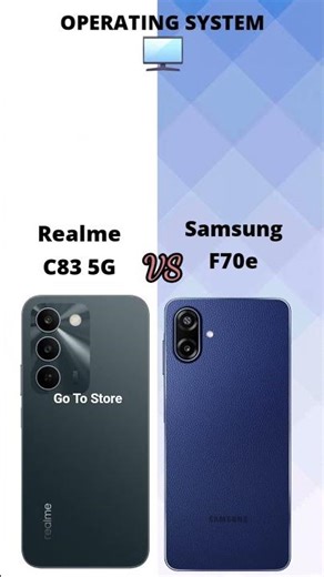 Realme C83 vs Samsung Galaxy F70e