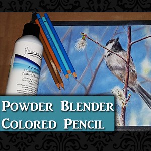 First impressions of the new Powder Blender for Colored Pencil