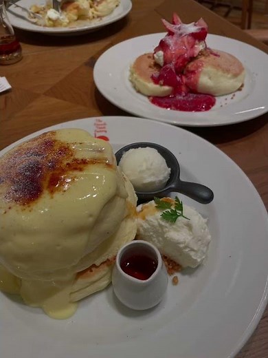 超かぐや姫 聖地巡礼 超パンケーキ!の店 ご査収パンケーキ食べてきた〜 #立川 #ルミネ立川 #超かぐや姫 #パンケーキ