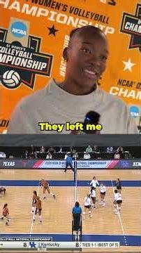 Azhani Tealer relives Kentucky VB’s 2020 title 🏆🏐🥹 #shorts #volleyball