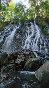 Waterfall video to use as an environmental background or nature compositions