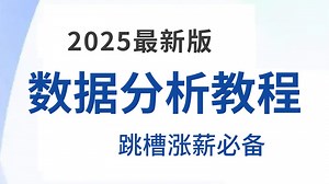 【全79集】从零开始系统学数据分析教程，从入门到项目实战，由浅入深讲解（全程干货）