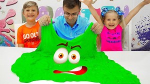 Diana and Roma make a Giant slime | Kids Babie