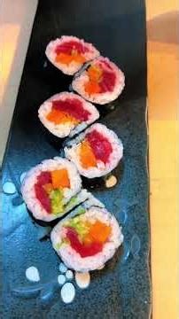 How to make sushi. Futomaki. sushi fyp howto #Shorts #fun