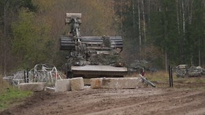 NATO Tanks Train for Battle in Estonia