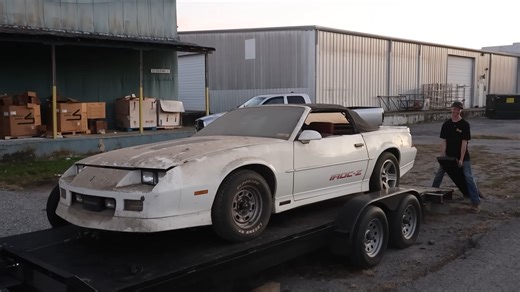 One-of-None 1985 Camaro IROC-Z Convertible Awakens After 28 Years in a Barn