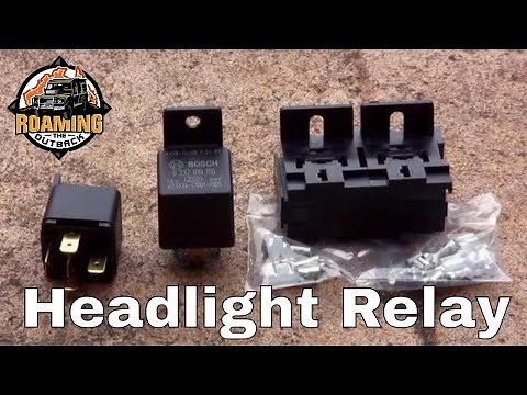 Land Rover Defender Headlight Relay Upgrade - Installation and Review
