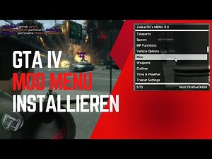 GTA 4: ZMenu IV von zolika1351 - 1.0.8.0 Download & Installation (German/HD)