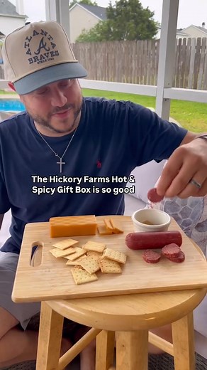 80K views · 203 reactions | Hickory Farms smoked sausage is a favorite snack of mine and that’s why a gift box is the perfect gift for dads, or for another member of your family. | Hickory Farms | Facebook