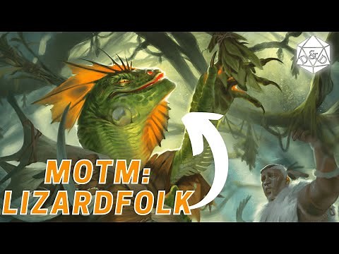 Embrace the Natural with the Lizardfolk | D&D 5e Race Update and Deep Dive