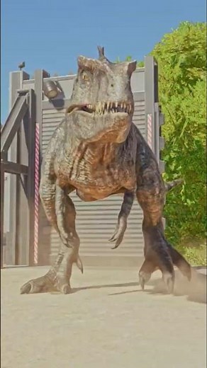 Dominion Giganotosaurus Vs Rexy | Jurassic World Evolution 3