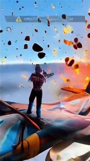 🥵free fire plane crash💀
