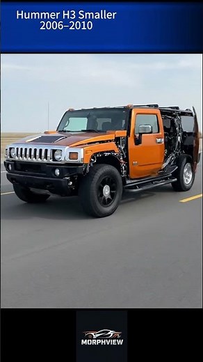 All Major HUMMER Models Evolution 🔥 H1 to Hummer EV | #luxurycars #automobile #MorphView