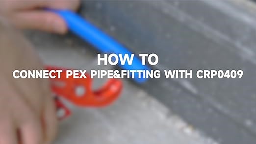 How to cinch PEX clamps with CRP0409