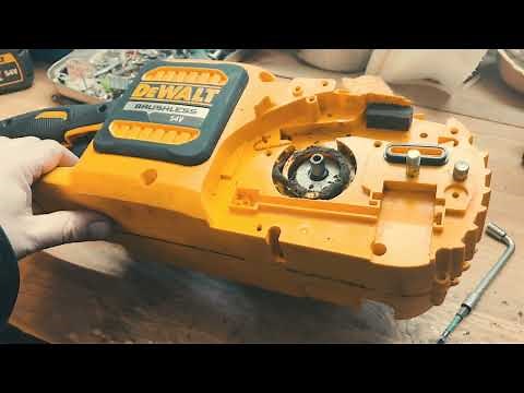 Reparatur Dewalt DCM575 Akku-Kettensäge - Ölleitung verstopft