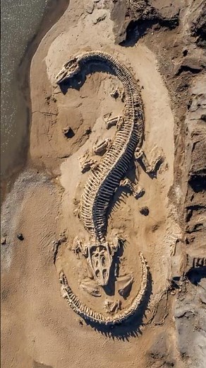 Gigantic Snake Skeleton Found in South American Riverbank