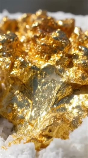 A true treasure: extracting gold veins from quartz rocks