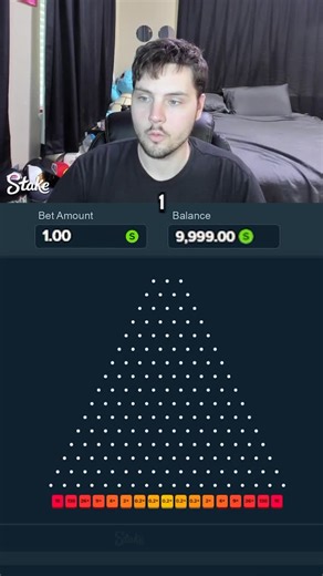 MrGambles | Doubling each bet #stake #plinko #plinkogame | Instagram