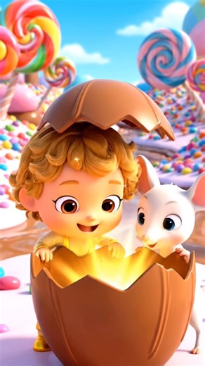 The Golden Baby’s Magical Surprise! 🥚✨#shorts