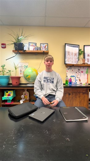 Aaron’s explanation of inertia. 1/22/26 #experimentalthursdays #makesciencefunagain #scienceclass #school #science