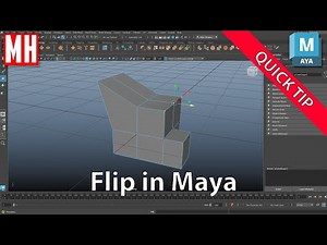 Maya 2024 Quick Tip video : The FLIP option ( Way cooler than Mirror )